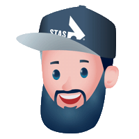 stastrailers wink trucker stas trucker john Sticker
