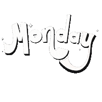 Adjtoberco vibes smiles happy monday days of the week Sticker