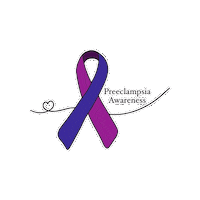 jadeandjace preeclampsia preeclampsia awareness preeclampsia ribbon Sticker