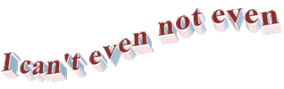 wave can't even Sticker by AnimatedText