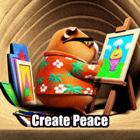 Peace Expression GIF by Guinea Gambino