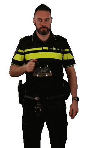 politie giphyupload coffee ugh agent Sticker