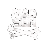 Bones Sticker by Madsenmusik