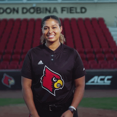 University Of Louisville Softball GIF by Louisville Cardinals