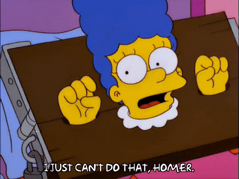 marge simpson shackle GIF