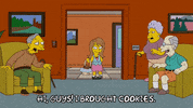 Waving Episode 17 GIF by The Simpsons