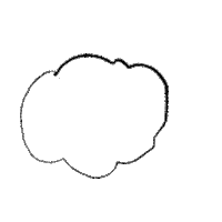 valuniqspirit cloud bubble wolke wabbern Sticker