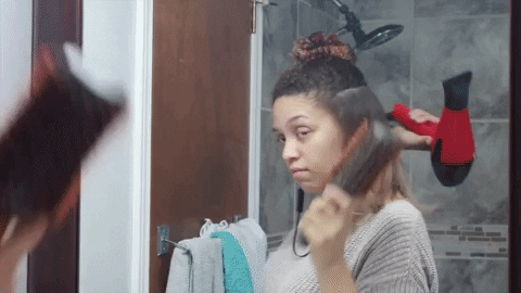 Blow Dry Natural Hair GIF by BuzzFeed