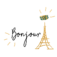Bonjour Lesgeorgettes Sticker by Les Georgettes by Altesse
