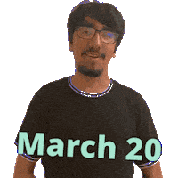 March 20 Sticker