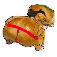 Hungry Japan Sticker by YogaPlus, Inc.