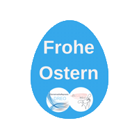 Easter Froheostern Sticker by DREO_BeautySI