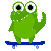 Summer Skateboarding Sticker by University of Florida