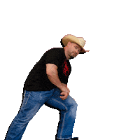 Cowboy Warren Sticker by Wicked Cutz