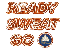 Sweat Go Sticker by Kristall Bäder