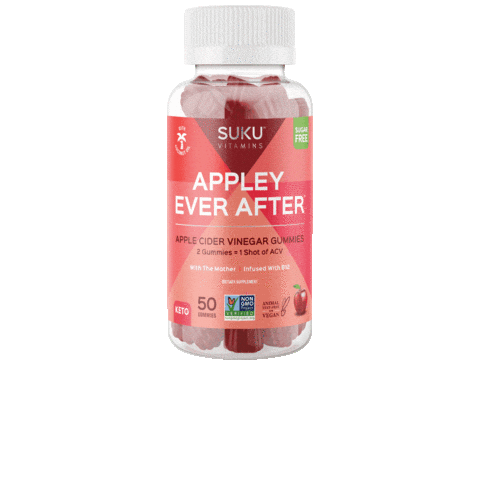 SUKUvitamins giphygifmaker acv gummyvitamins suku Sticker