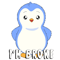 Empty Pockets No Sticker by Pudgy Penguins