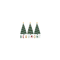 Main Street Christmas Sticker by Beaumont Events