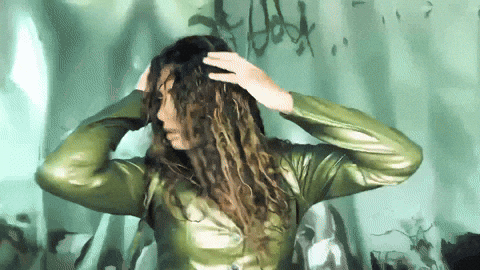 Hair Pop GIF by Eva Constance
