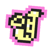 Pixel Art Craft Sticker by Paribu Art