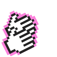 Pixel Art Craft Sticker by Paribu Art