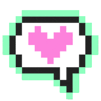 Pixel Art Craft Sticker by Paribu Art