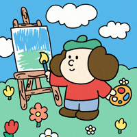 Happy Illustration GIF by Winnie Gu 顾韵昀