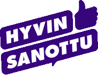 Sticker by Hyvin sanottu