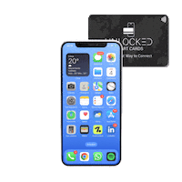 UnlockedCards nfc tarjeta presentacion smart card Sticker