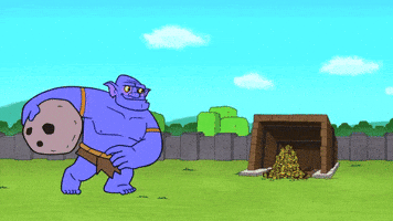 clash of clans bowling GIF by Clasharama