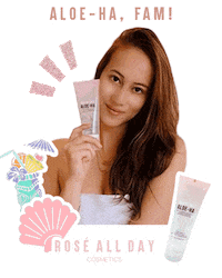 Girl Pink Sticker by Rosé All Day Cosmetics