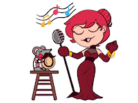 Mini Me Singing Sticker