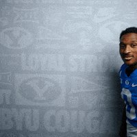 Byu Football Smile GIF by BYU Cougars