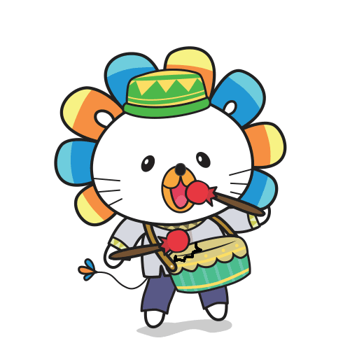 happy drums Sticker by Lazada