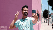 Peace Selfie GIF by John Crist Comedy
