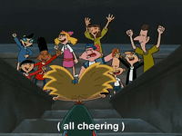 hey arnold nicksplat GIF