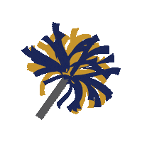 Gold Cheer Sticker by Georgia Southwestern State University