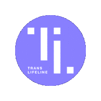 translifelineorg logo help support trans Sticker