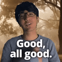 Good, all good.