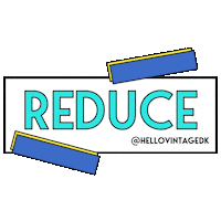 recycle reduce Sticker by HELLO VINTAGE