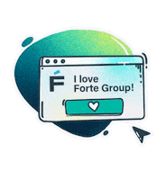 ForteGroupPeople softwarecompany techcompany techstar deliverypartner Sticker