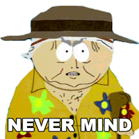 Never Mind Sticker by South Park
