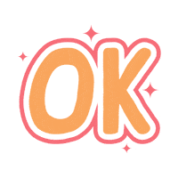 Text Ok Sticker