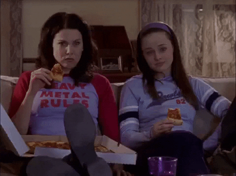 season 1 eating GIF by Gilmore Girls 