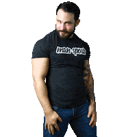 flexing weight loss Sticker by MAN Sports