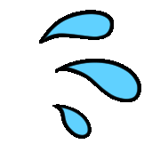 Lineスタンプ 汗 Sticker by クレイジー闇うさぎ