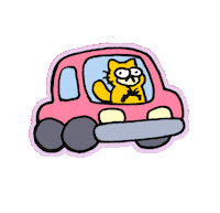 Car Driving Sticker
