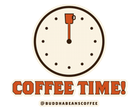 Coffee Time Sticker by buddhabeanscoffee