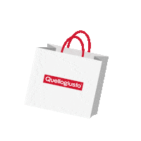 quellogiusto white bag shoppingbag borsa Sticker