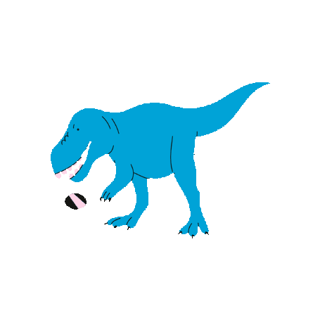 CiudadCiencia giphygifmaker ciencia rex dinosaurio Sticker